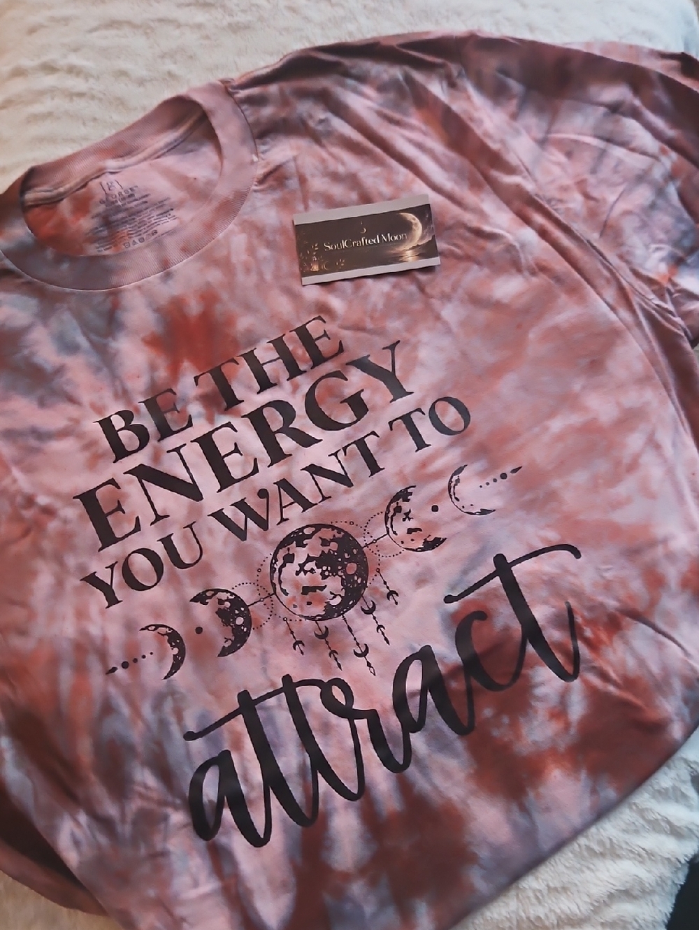 Tie-Dye Short Sleeve Tee "Be The Energy"